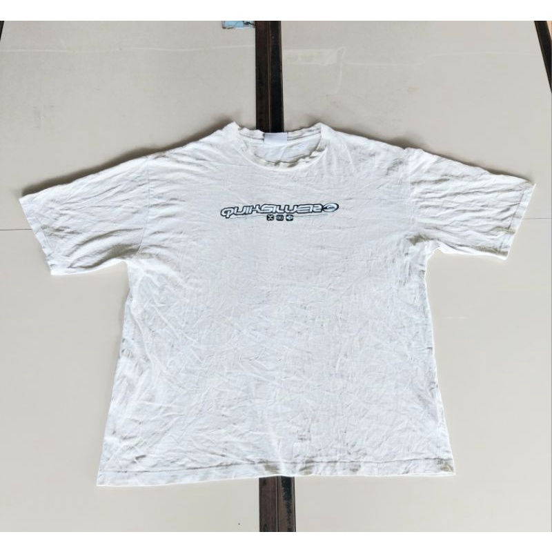 T Shirt/Kaos QUIKSILVER 
Monza/Second Original 
size XL 
warna Cream
Lebar 61 cm
Panjang 72 cm