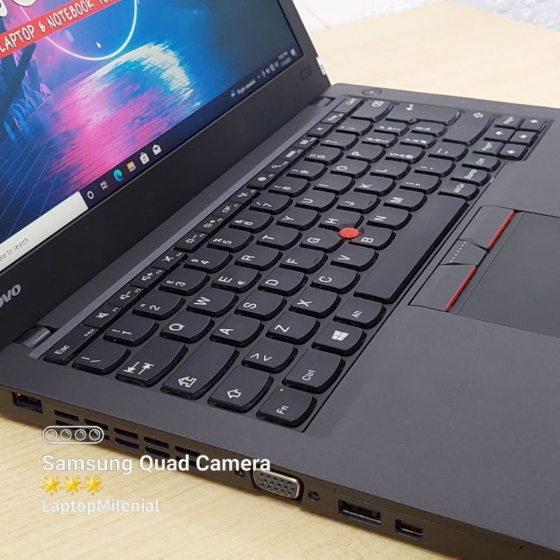 Lenovo Thinkpad x250 Intel Core i5-5300u Ram 8GB SSD 256GB Desain Slim Cocok Buat Perkantoran