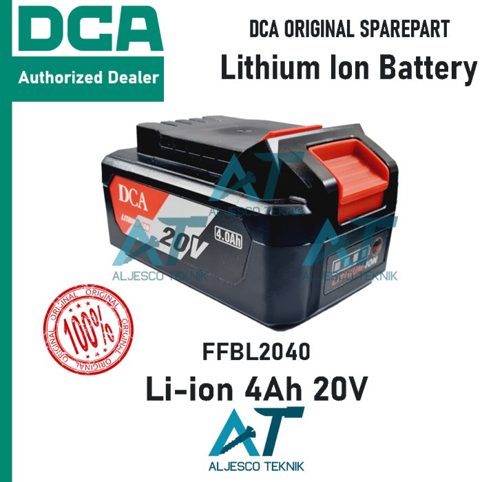 Gerinda Dca Original Baterai 20V 4Ah Li-Ion Ffbl2040