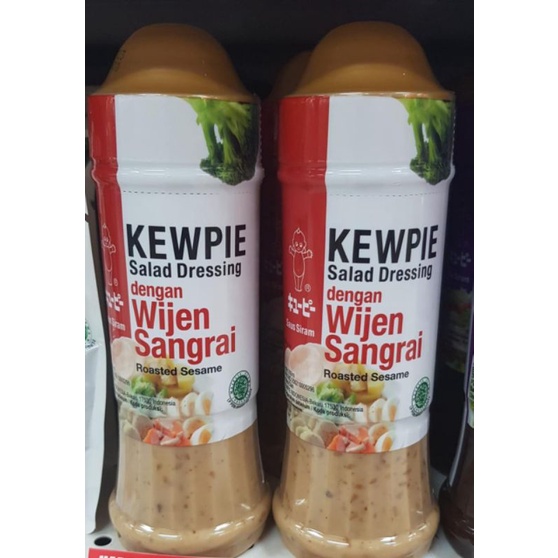 

kewpie salad dressing ala Jepang / wijen sangrai