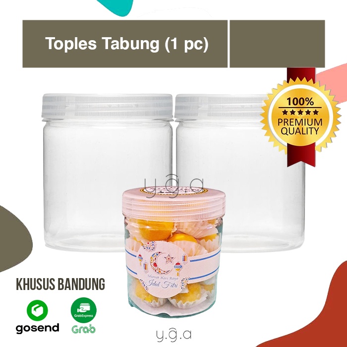 Toples Tabung / Toples Silinder / Toples Kue Kering