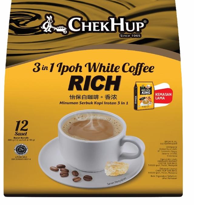 

Discount [KF7] ChekHup 3in1 IPOH White coffee Rich/King ed Februari 2024! PROMO!! HALAL