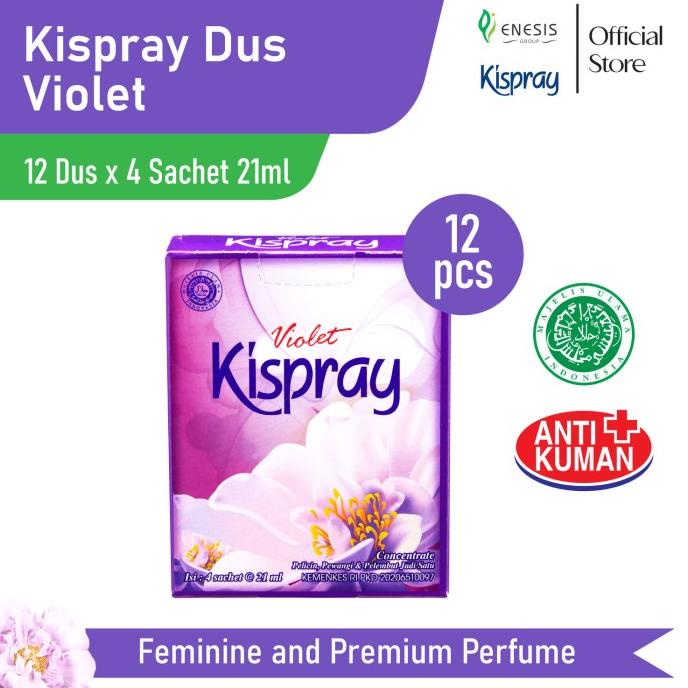 Kispray Violet 12 Dus x 4 Sachet 21ml Teralaris