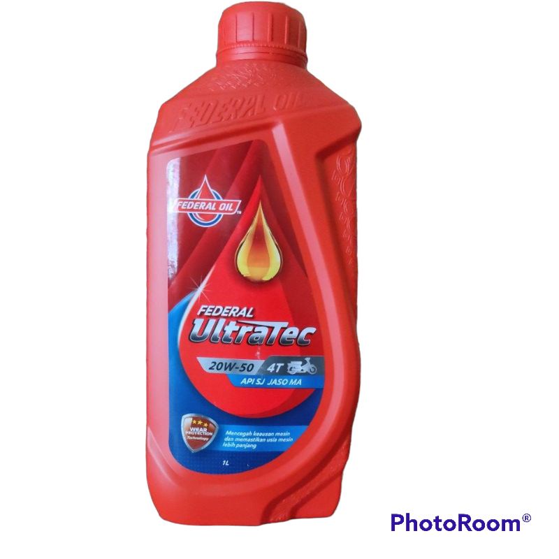 Oli Mesin Federal Ultratec 4T 20W-50 1Liter New