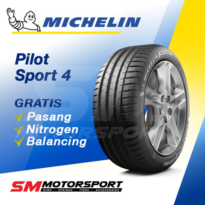 [PROMO] Ban Mobil Michelin Pilot Sport 4 205/45 R17 17