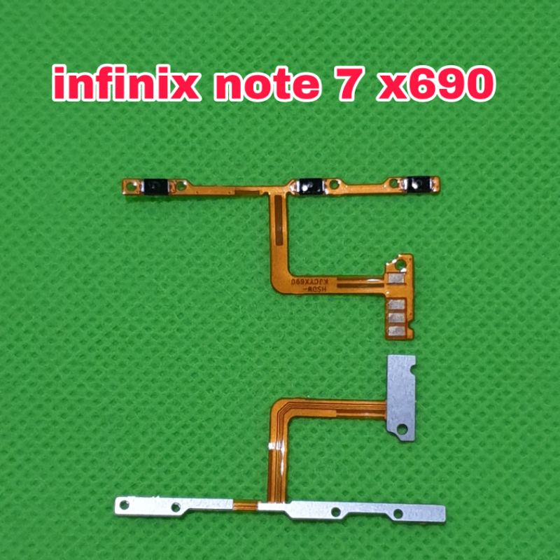 flexible flex on off volume infinix note 7 x690