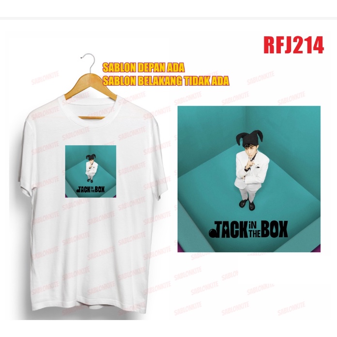 (RFJ214) BAJU KAOS BTS JHOPE JACK IN THE BOX