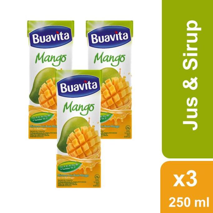 

Terlaris Today Buavita Mango 250ml Multi Pack serbuuu !