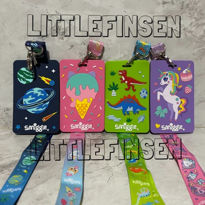 

Tag Holder Smiggle Id Card Lanyard/Smiggle Name Tag+Tali/Smiggle Name Tag