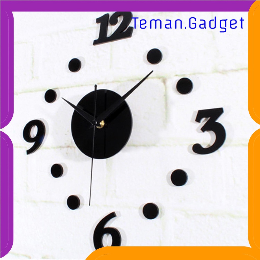 TG-PJM Taffware Jam Dinding DIY Giant Clock Creative Design 30cm - DIY-06