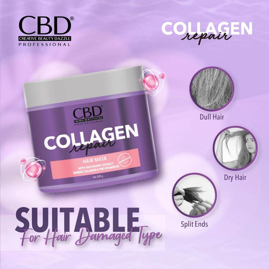 Jual CBD hair masker collagen 500ml Shopee Indonesia