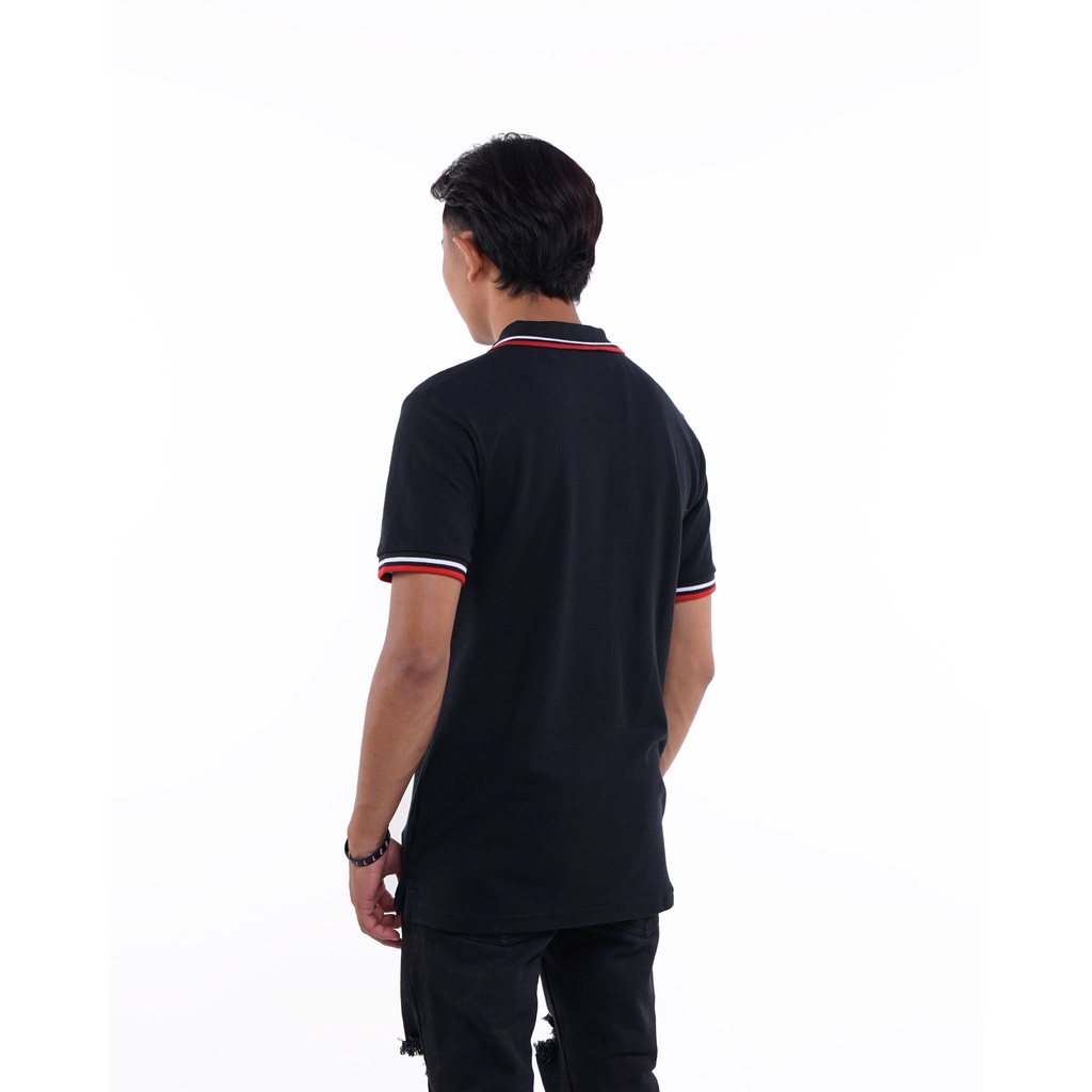 KAOS POLO FRIDAY KILLER | LEXICO BLACK RED