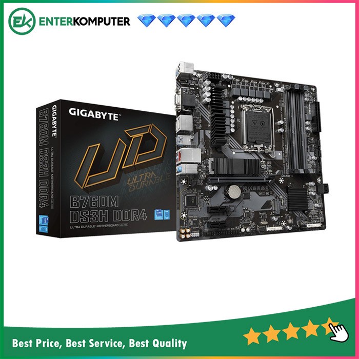 Gigabyte B760M DS3H DDR4 (LGA1700, B760, DDR4, USB3.2 , SATA3)