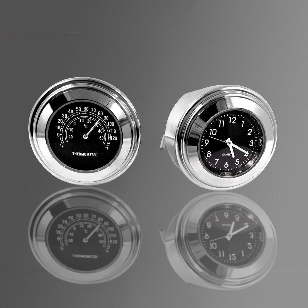 Populer Termometer Motor Mudah Dipasang Aksesoris Universal Sepeda Handle Bar Thermo