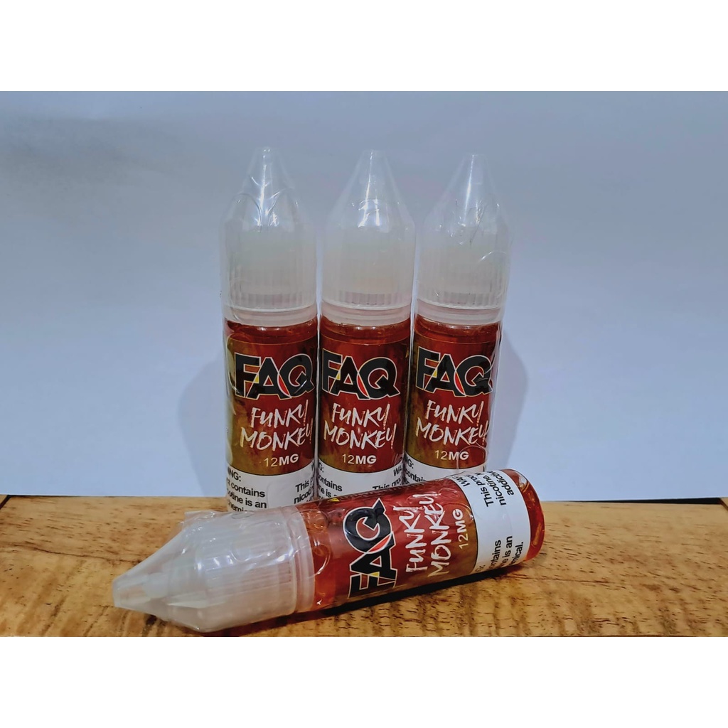 NEW &amp; AUTHEN LIQUID FAQ FUNKY MONKEY 15ML 12MG