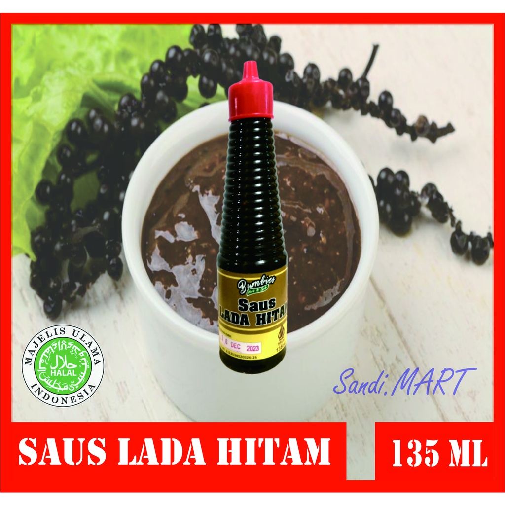 

Saus Lada Hitam Bumbies Condiment 135ml Halal | Saos Lada Hitam | Black Pepper Sauce