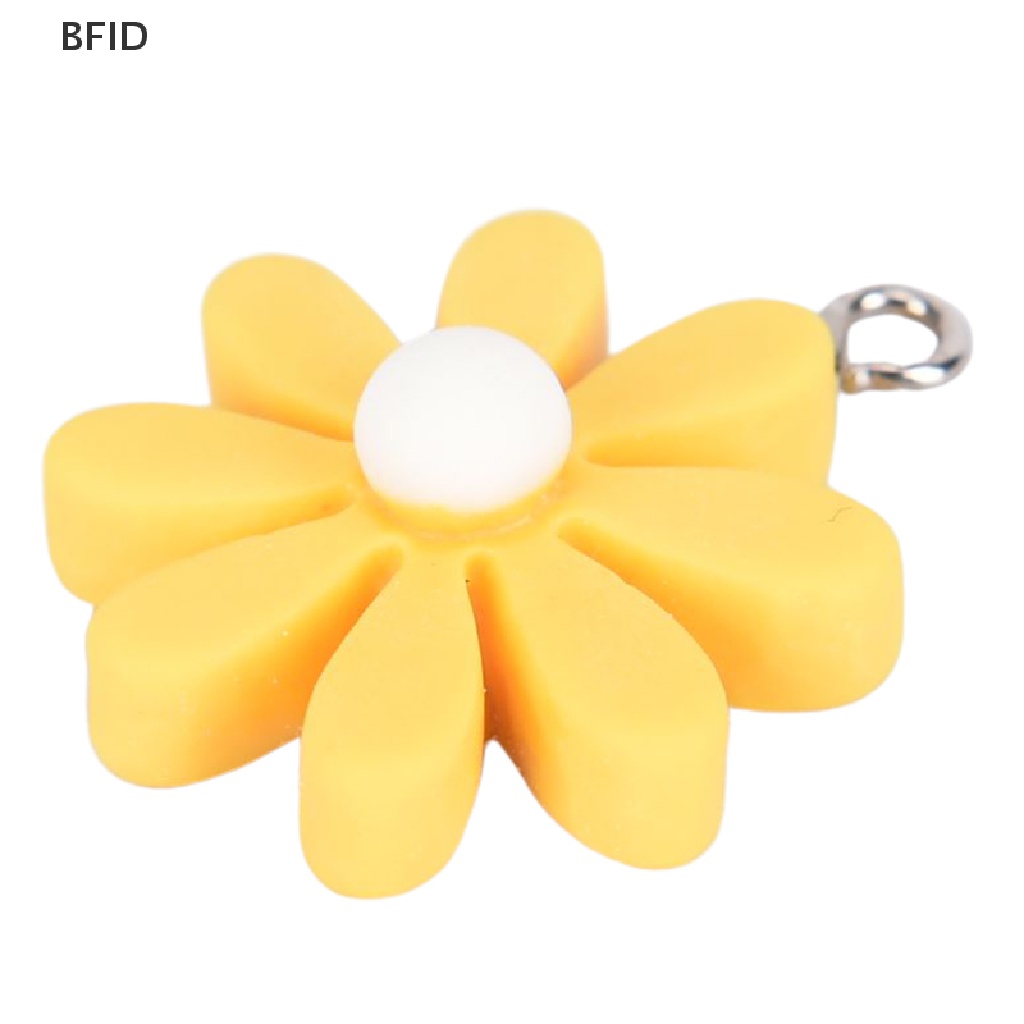 [BFID] 10pcs/set Resin Little Daisy Sun Flower Ch Liontin Membuat Perhiasan DIY Craft [ID]