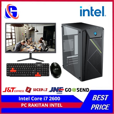 PC Lengkap Intel Core I7 2600 RAM 16GB VGA GT 710 2GB LED 19