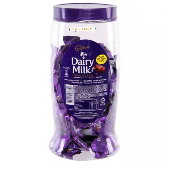 

Cadburry Dairy Milk Toples Coklat susu / Milk Chocolate 450gr