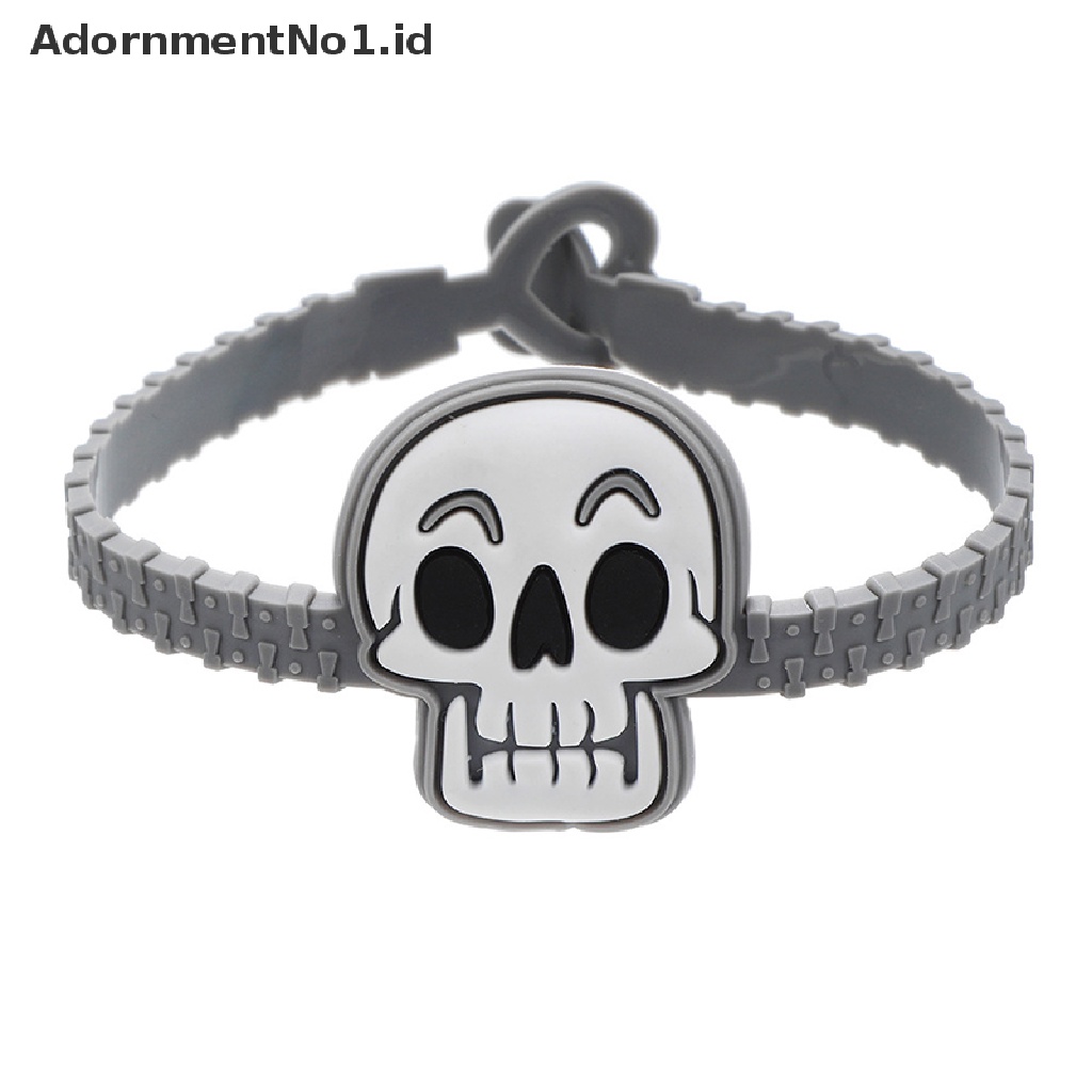 [AdornmentNo1] The Nightmare Before Christmas Gelang Silikon Olahraga Gelang Karet Bangles [ID]