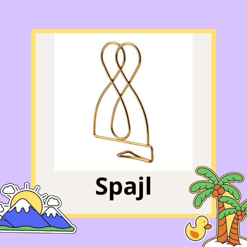 

SPAJL Penahan buku, warna emas