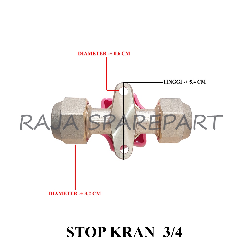 VALVE STOP KRAN/KRAN/GLOBE VALVE/ STOP KRAN 3/4