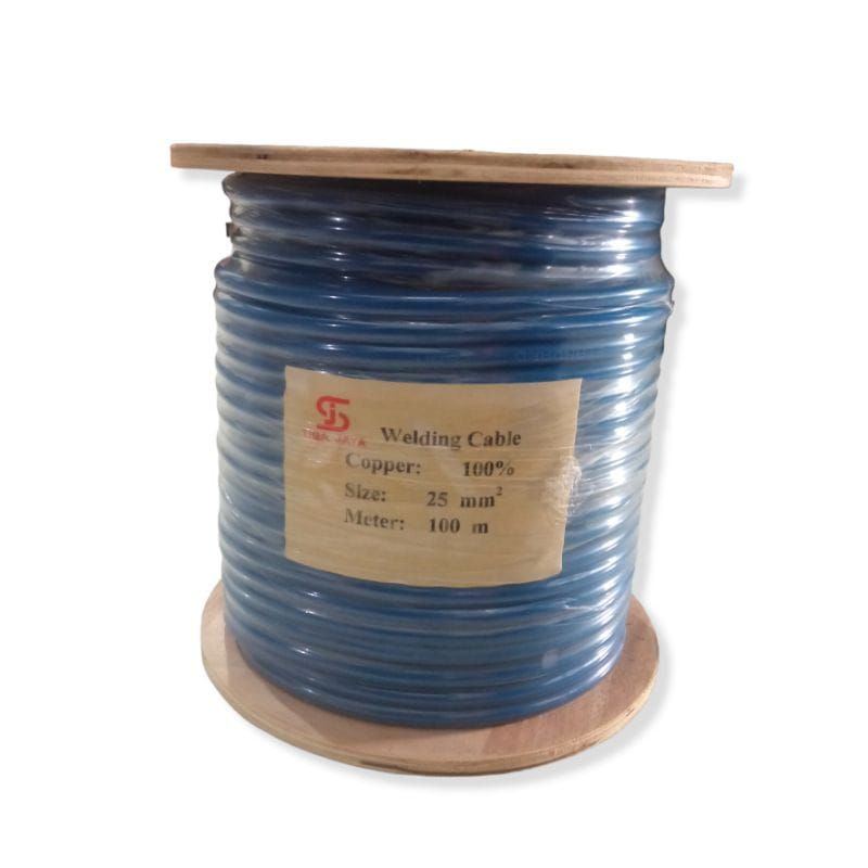 TERMURAH Kabel Las 25MM Full Tembaga Kabel Travo Las Listrik 16MM Asli Tembaga - Harga 1 Meter