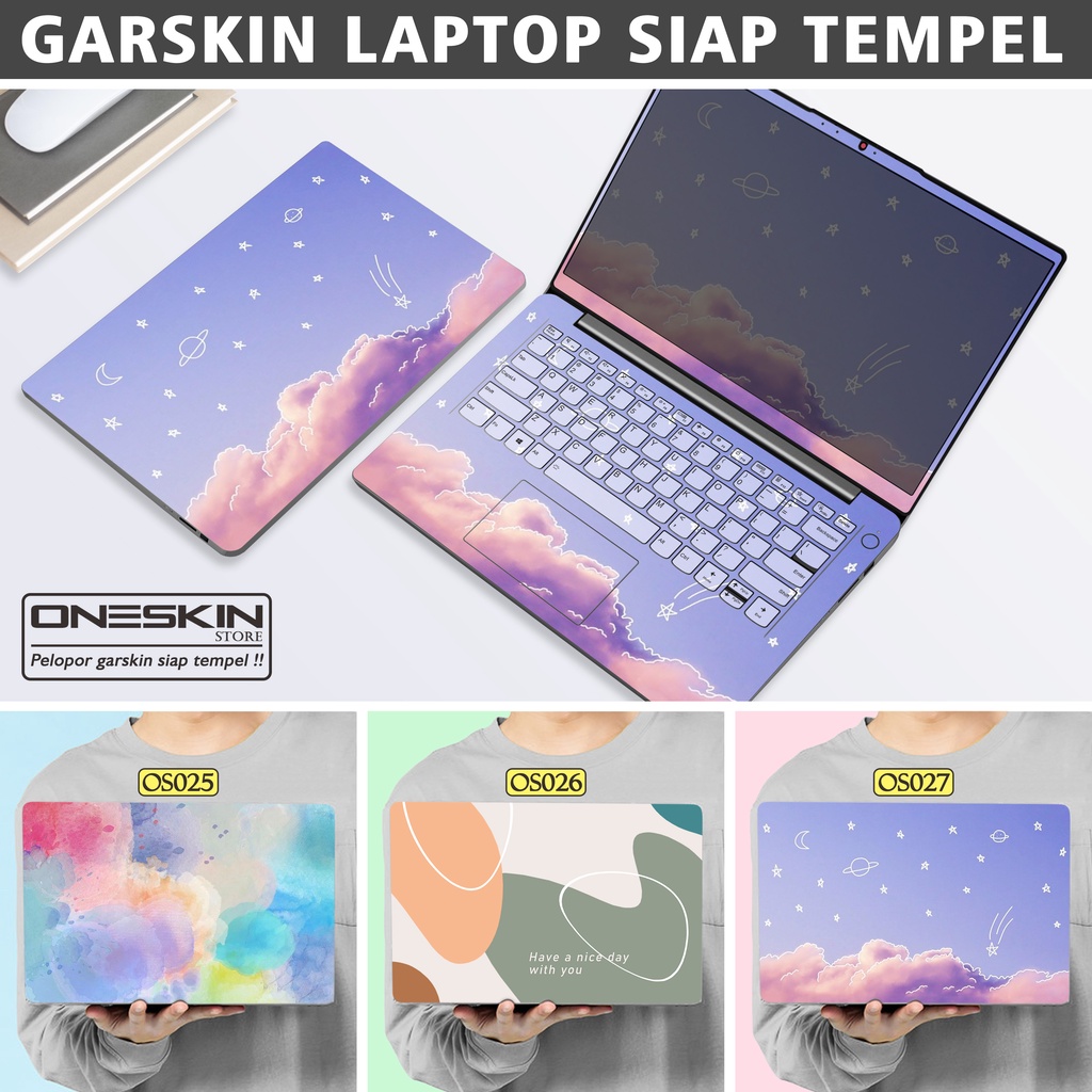 Garskin Sticker Laptop Protector Macbook Full Body Bottom Bezel Palmrest Skin Art Watercolor