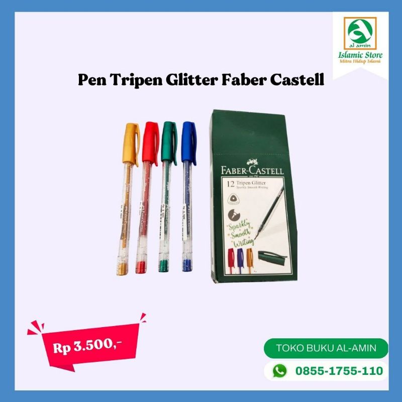 

Pulpen Faber Castell Tripen Glitter