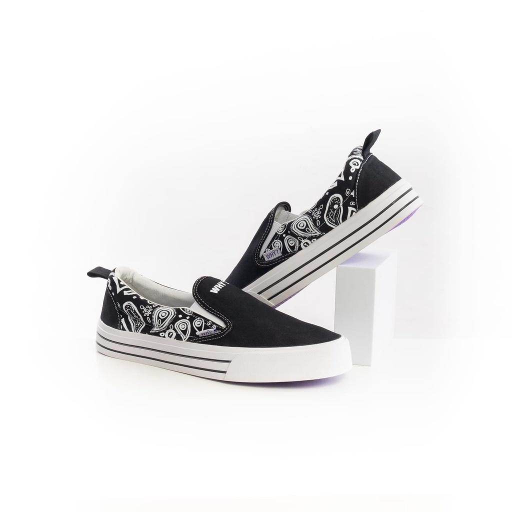 Sepatu Why Footwear - Slip On  Why Batik Vision