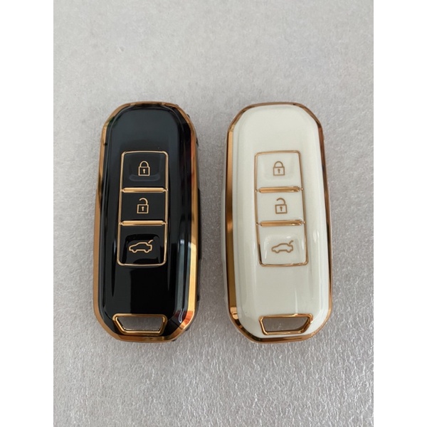 Case Sarung Kunci Mobil Wuling Almaz Cortez List Gold