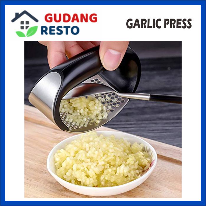 GARLIC PRESS CRUSHER ALAT PENGHANCUR PENGHALUS PENGGILING PELUMAT PENGIRIS BAWANG PUTIH GEPREK PENYET