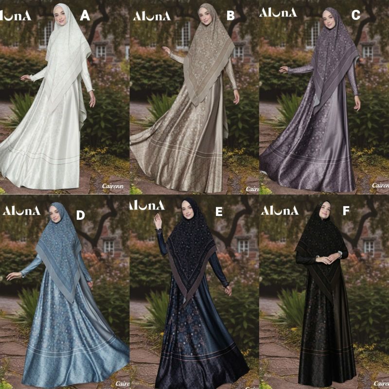 gamis caireen cairenn syari aluna mirranda
