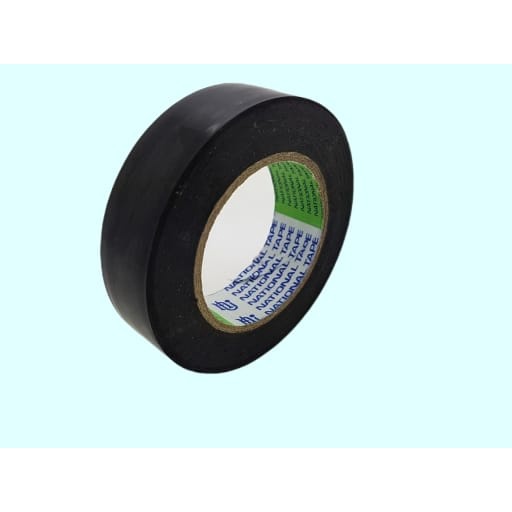 Isolasi Listrik NATIONAL HITAM / Solasi Kabel Nasional Electrical Tape 5 mils x 3/4&quot; x 20 yard