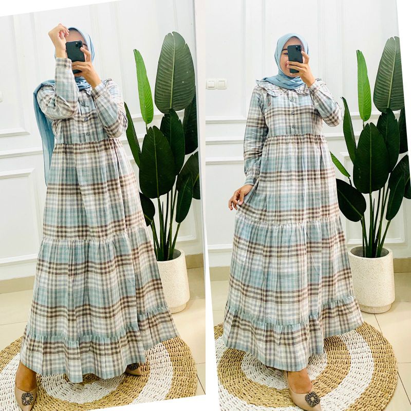 Dress Katun | Dimara (bahan katun Triset)