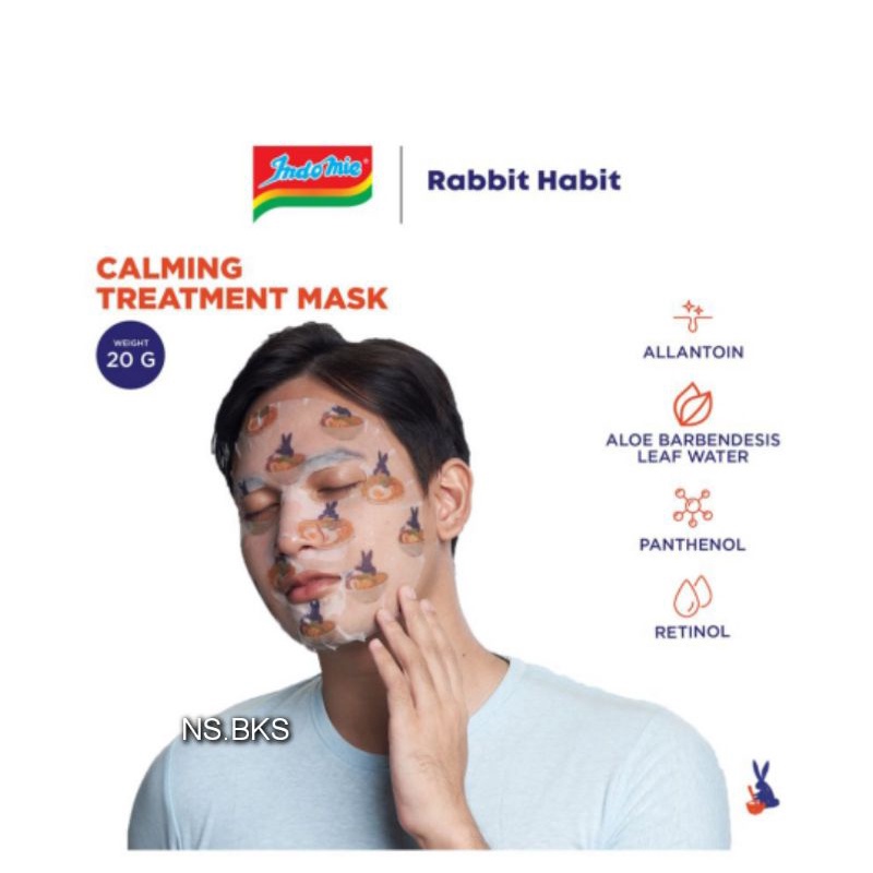 Rabbit Habit X Indomie Active Colagen Essential Mask 20g