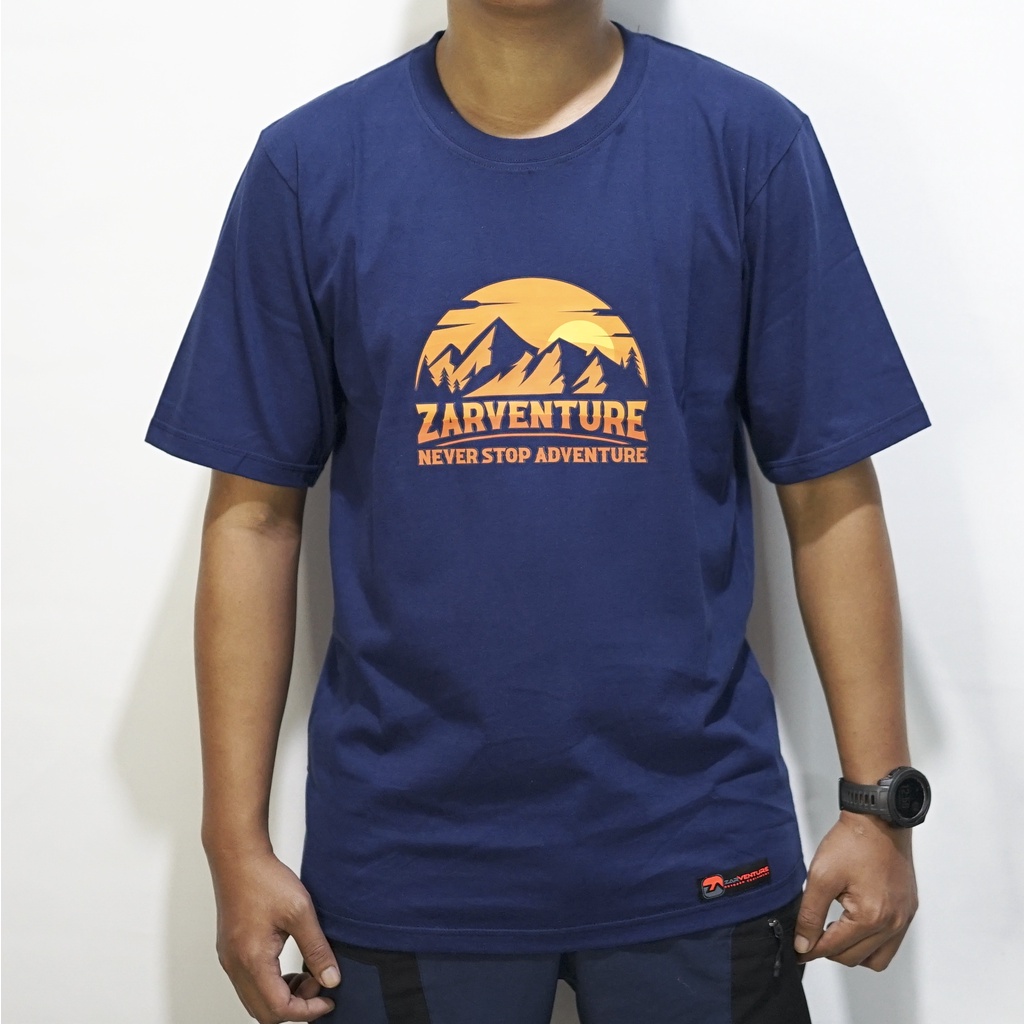 kaos tshirt tema adventure hiking zarventure 1001