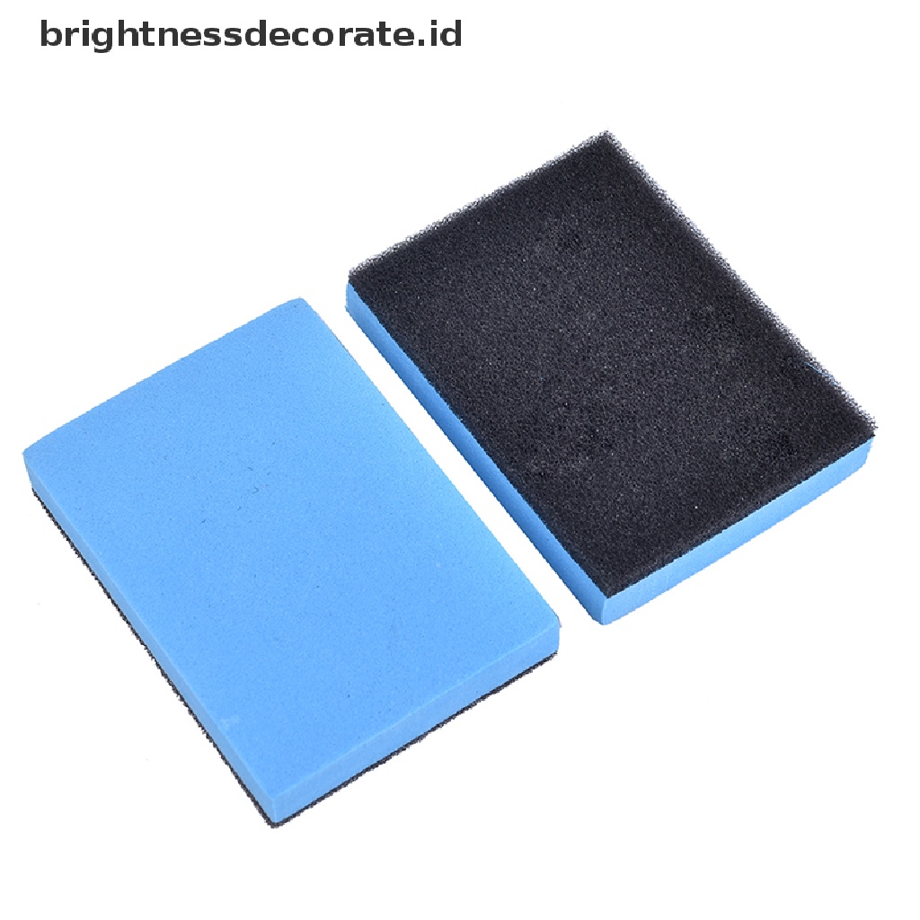 [Birth] 10 * Gelas Spons Coag Keramik Mobil Nano Wax Coat Aplicator Polishing Pads [ID]