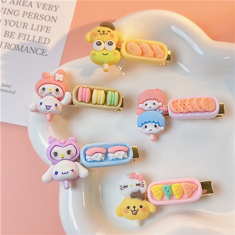 JEPIT RAMBUT CINAMOL KOREA STYLE/JEPIT RAMBUT SANRIO CINNAMOROLL/KUROMI/ MELODY/ JEPITAN RAMBUT SANRIO