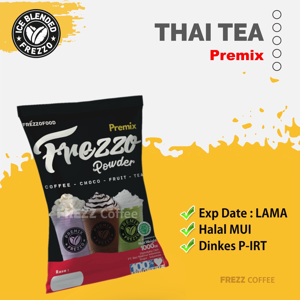 

PREMIX THAI TEA 1000G / FREZZO POWDER