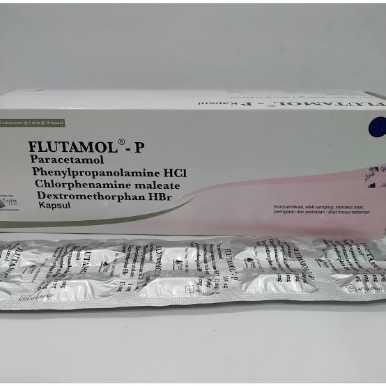 Flutamol kaplet Strip Batuk Flu Demam ORIGINAL-BPOM