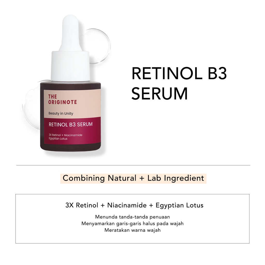 THE ORIGINOTE RETINOL B3 SERUM 20ML -NJ ( READY STOK )