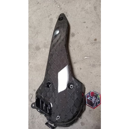 READY Cover Airduct Cvt Pcx 160 Kevlar Hexagonal