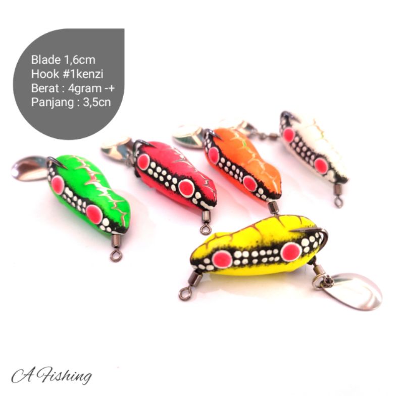 SOFT FROG RAMPING 3,5CM 4CM AB LURE