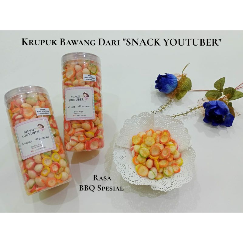 

KERUPUK BAWANG SPECIAL RASA BBQ DARI SNACK YOUTUBER