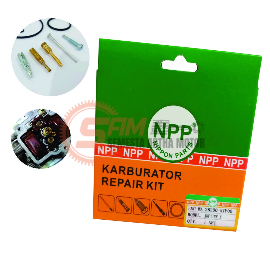 NPP RepairKit Karburator Crypton Vega Jupiter Z Old Parkit Carbu Karbu