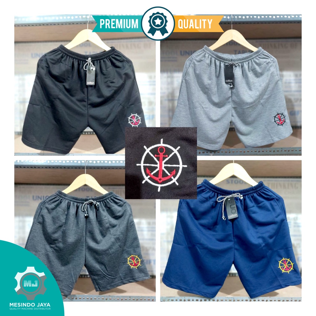 Celana Pendek Pria / Cowok / Laki-Laki Celana Santai Distro Gym Running Jogging Men Men's Short Pants Baby Terry Premium