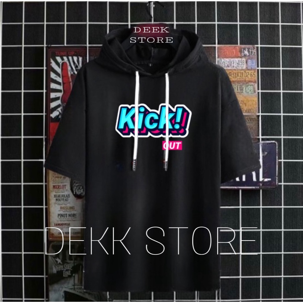 KAOS HOODIE PRIA LENGAN PENDEK/KAOS HOODIE KUPLOK PRIA/KAOS PRIA T-SHIRT TERLARIS/KAOS HOODIE T-SHIR