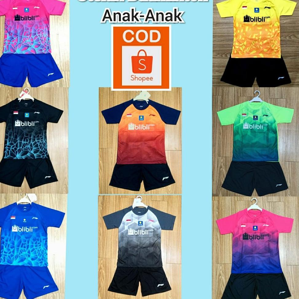 Star stelan Badminton Anak Laki / Baju Badminton Anak Laki serbuuu 
