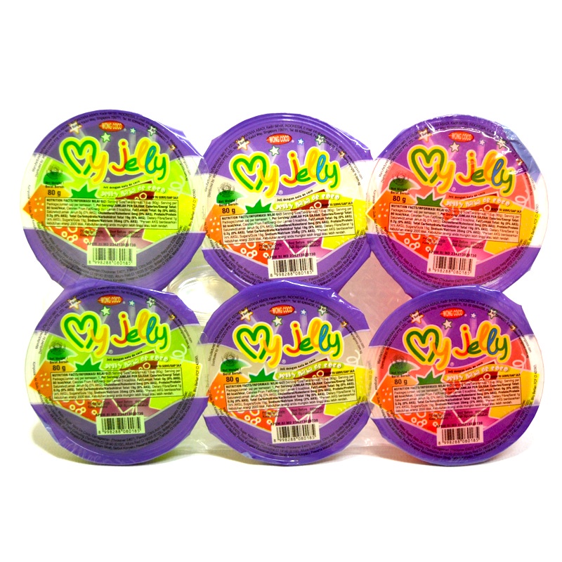 

Wongcoco My Jelly Cup 6X80Gr
